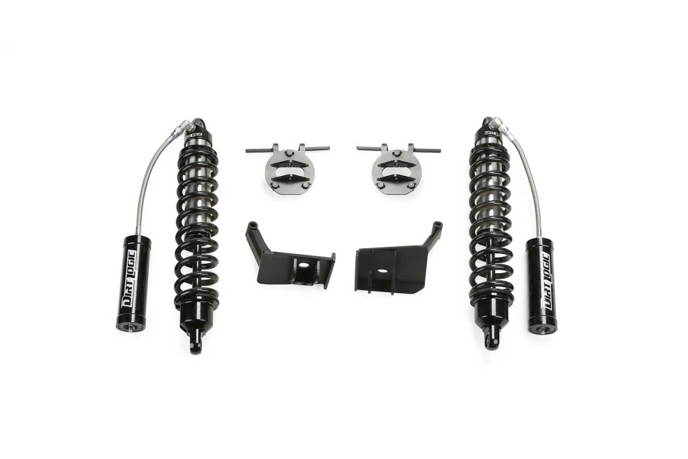 Fabtech K2241DL Dirt Logic 2.5 Front Coilover Reservoir Shock Lift 6" Ford F-250/F-350 17-22 Pair