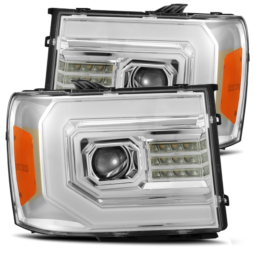 Комплект передних галогеновых фар GMC Sierra 1500/2500/Sierra 3500 07-14 PRO-Series AlphaRex 880604