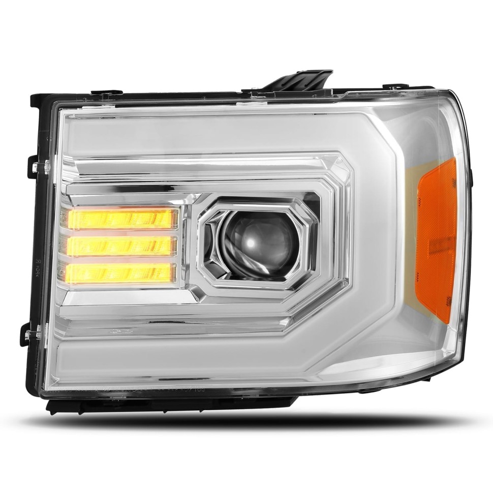 Комплект передних галогеновых фар GMC Sierra 1500/2500/Sierra 3500 07-14 PRO-Series AlphaRex 880604
