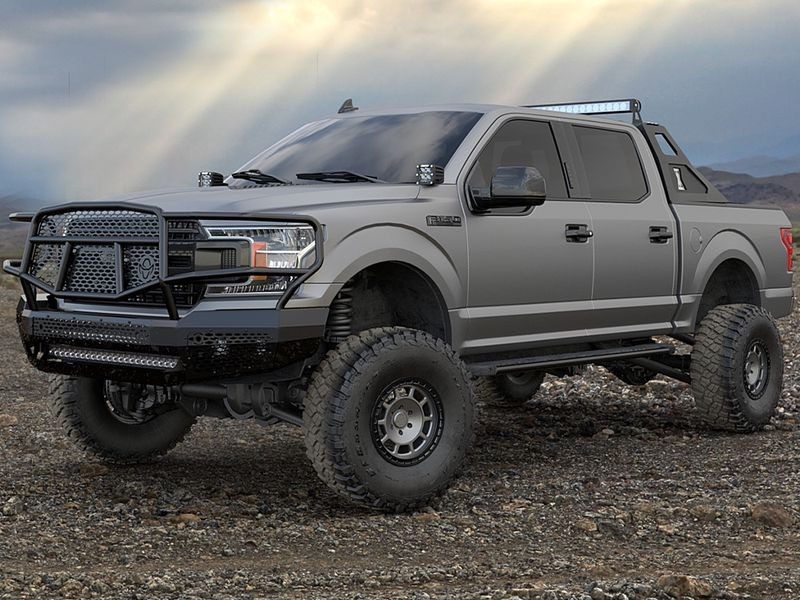 Передній бампер Ranch Hand Midnight Series Ford F-150 18-20 (MFF18HBM1)
