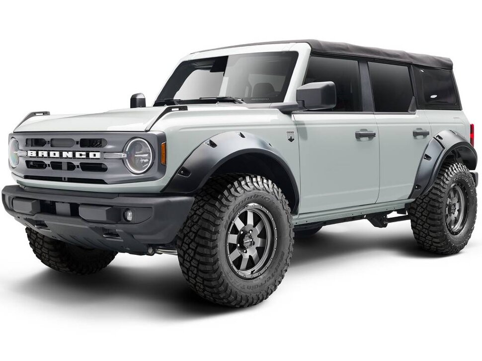 Bushwacker 20960-02 Pocket Style Fender Flares Set 4 PC Ford Bronco 21-25