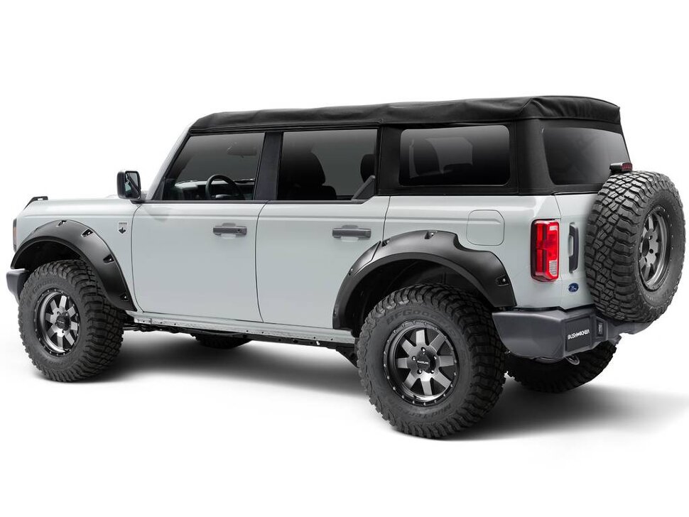 Bushwacker 20960-02 Pocket Style Fender Flares Set 4 PC Ford Bronco 21-25