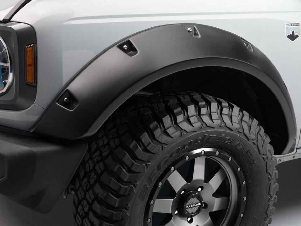 Bushwacker 20960-02 Pocket Style Fender Flares Set 4 PC Ford Bronco 21-25