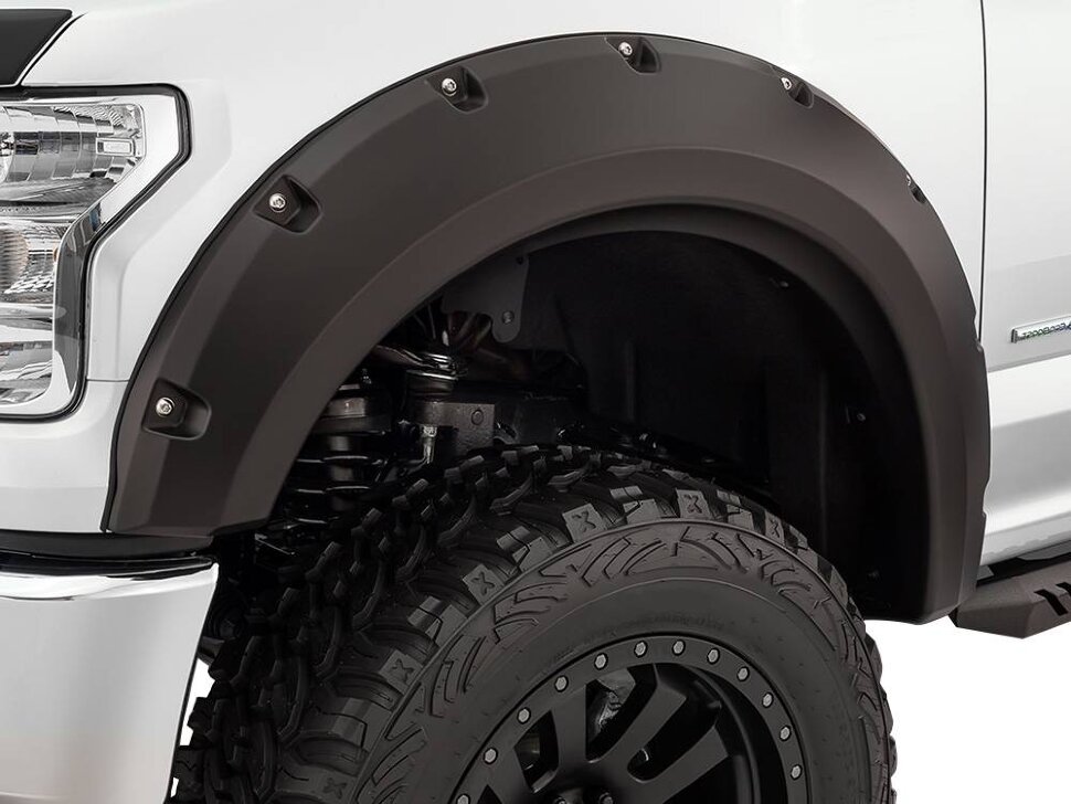 Bushwacker 40978-02 Max Coverage Fender Flares Set 4 PC Chevrolet Silverado 2500/3500 15-19