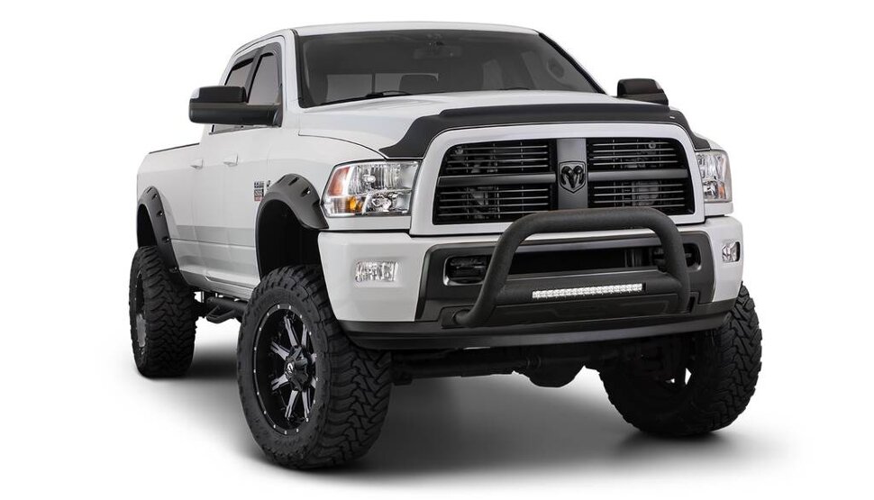 Bushwacker 40978-02 Max Coverage Fender Flares Set 4 PC Chevrolet Silverado 2500/3500 15-19