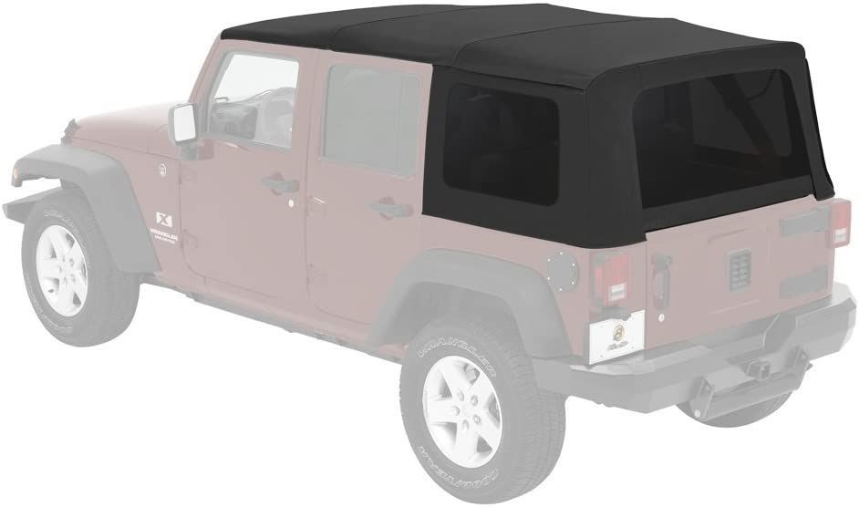 М`який дах софт Топ Jeep Wrangler JK 07-18 4 Door (Black Twill) Supertop NX Bestop 5482317
