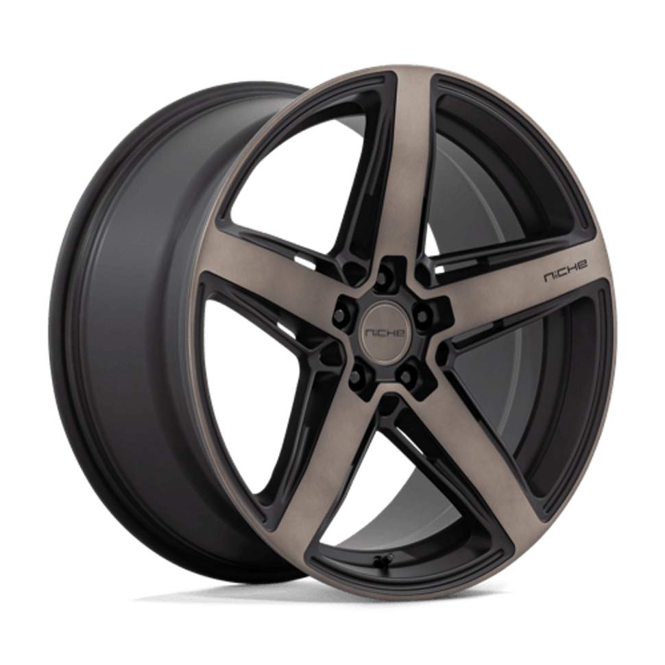 Niche Road Wheels M271188021+40 Teramo Wheel Matte Black W/Double Dark Tint Face 18x8 +40