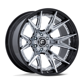 Fuel Off Road FC402PB22126844N Catalyst Wheel Chrome W/Gloss Black Lip 22x12 -44