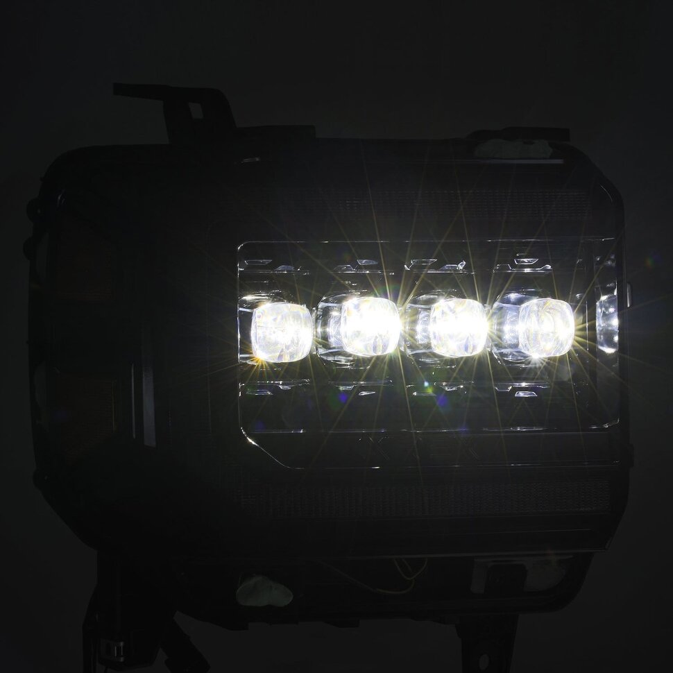Комплект передніх Led фар GMC Sierra 1500/2500/Sierra 3500 14-18 NOVA-Series AlphaRex 880616