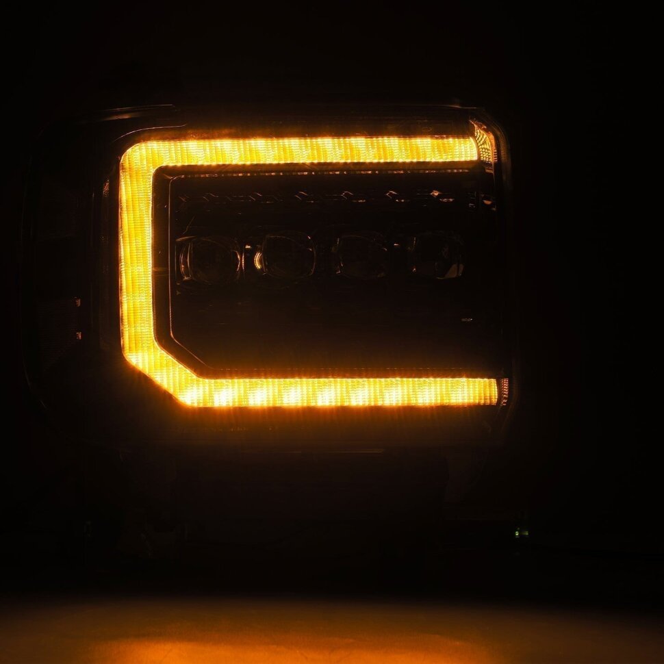 Комплект передніх Led фар GMC Sierra 1500/2500/Sierra 3500 14-18 NOVA-Series AlphaRex 880616