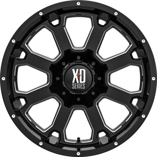 XD Wheels XD82529058325 Buck 25 Wheel Gloss Black Milled 20x9 +25