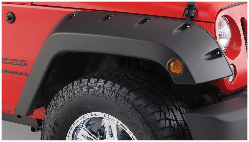 Розширювачі колісних арок Jeep Wrangler JK 07-18 перед 2шт. Pocket Style Bushwacker 10077-02