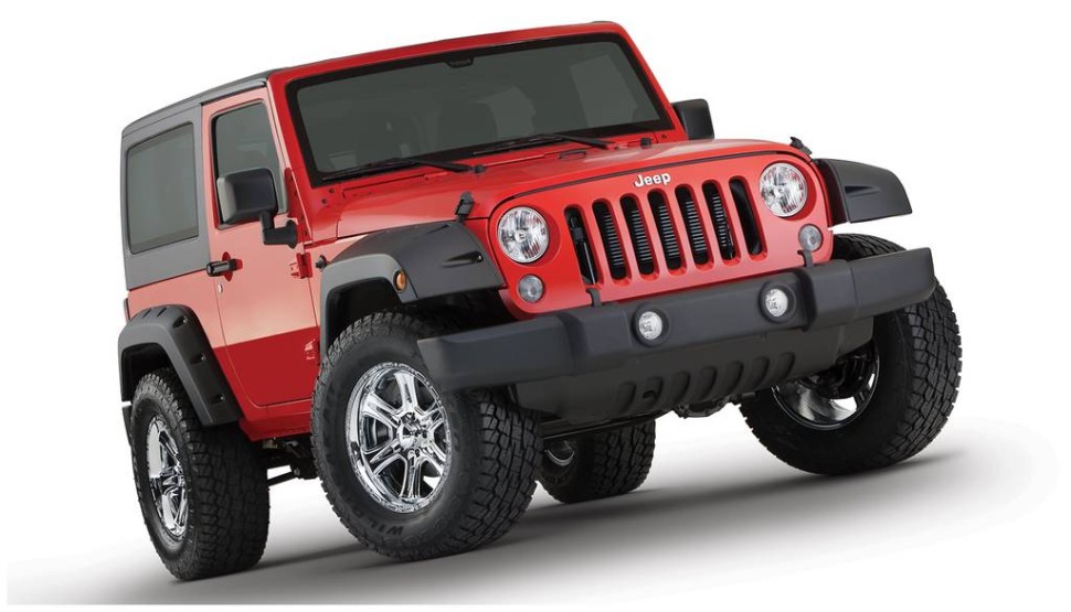 Розширювачі колісних арок Jeep Wrangler JK 07-18 перед 2шт. Pocket Style Bushwacker 10077-02