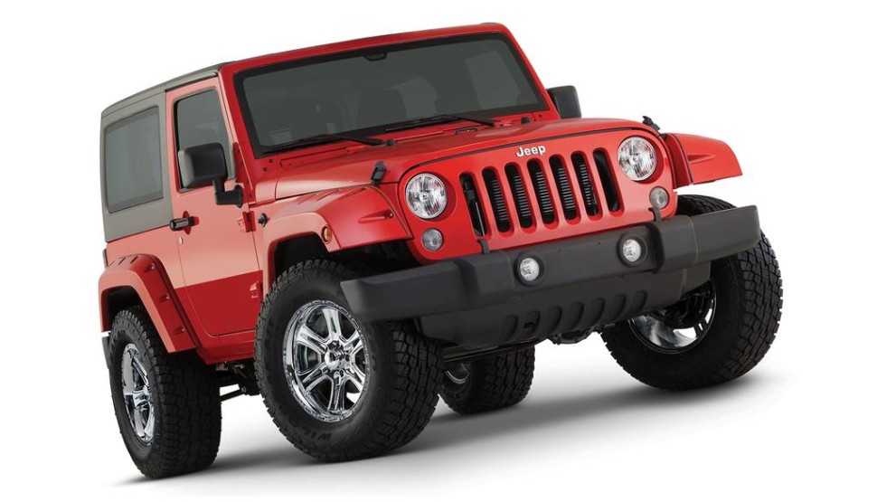 Розширювачі колісних арок Jeep Wrangler JK 07-18 перед 2шт. Pocket Style Bushwacker 10077-02