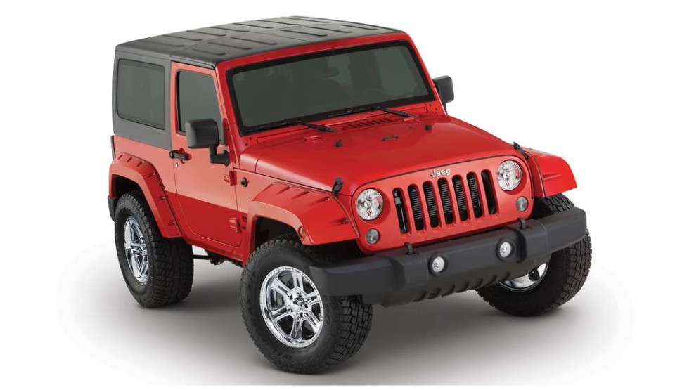 Розширювачі колісних арок Jeep Wrangler JK 07-18 перед 2шт. Pocket Style Bushwacker 10077-02