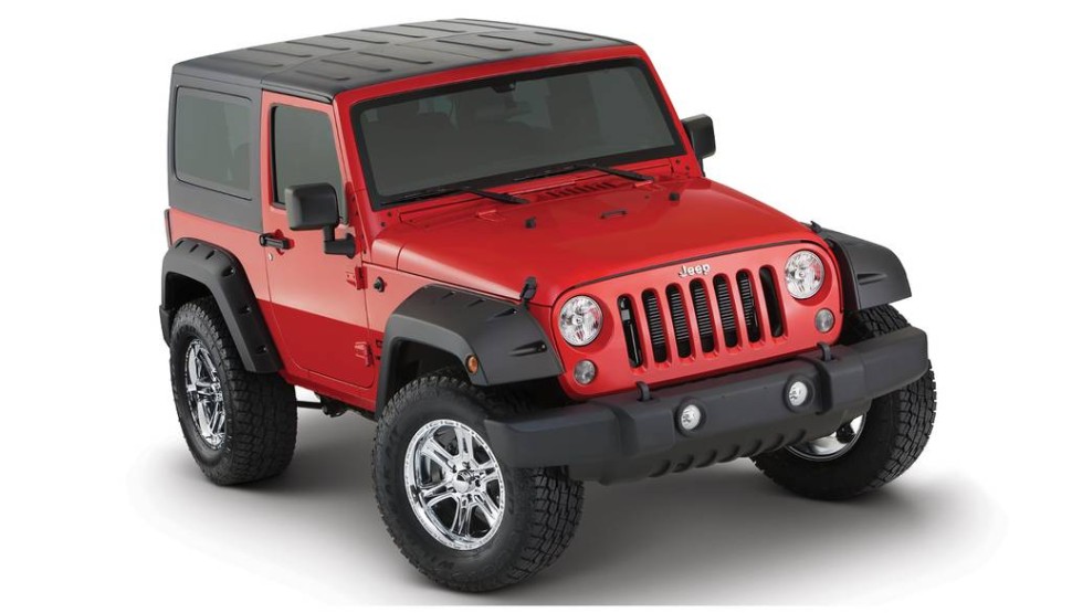 Розширювачі колісних арок Jeep Wrangler JK 07-18 перед 2шт. Pocket Style Bushwacker 10077-02