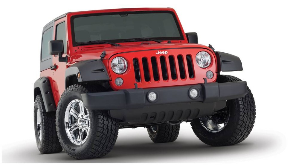 Розширювачі колісних арок Jeep Wrangler JK 07-18 перед 2шт. Pocket Style Bushwacker 10077-02