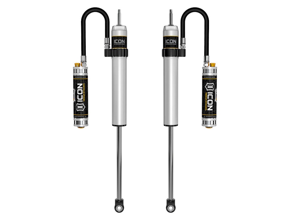 Icon Vehicle Dynamics 217810CP 2.5 VS Remote Reservoir CDCV Rear Reservoir Adjustable Shock Lift 4.5" Dodge Ram 2500/3500 03-13 Pair