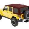 Bestop 5482368 Supertop NX Soft Top Jeep Wrangler JK 07-18 4 Door (Crushed Red Pepper)