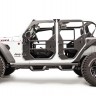 Fab Fours JL1030-1 JT Full Surround Front Tube Doors Jeep Gladiator 20-21