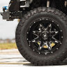Fuel Off Road D56720907050 Lethal Wheel Matte Black Milled 20x9 +1