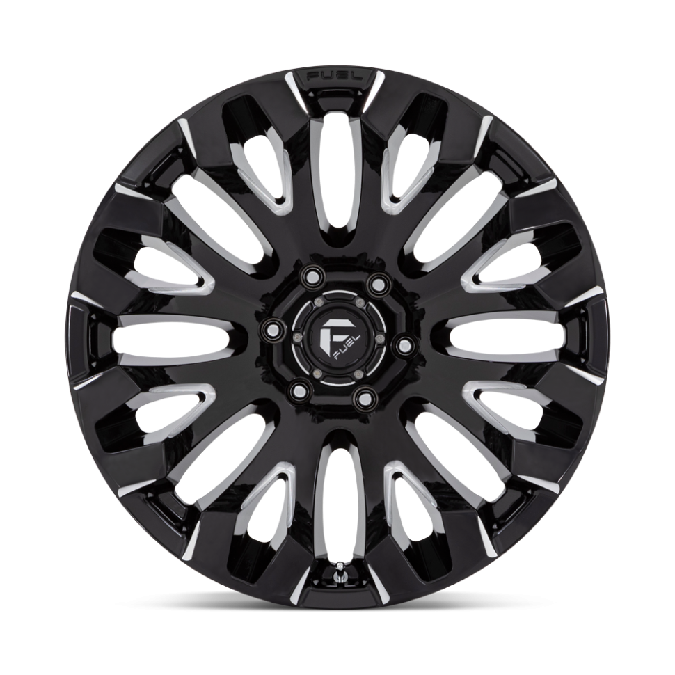 Колесный диск Fuel Off Road Quake Gloss Black Milled 20x9 ET+1 D82820906550