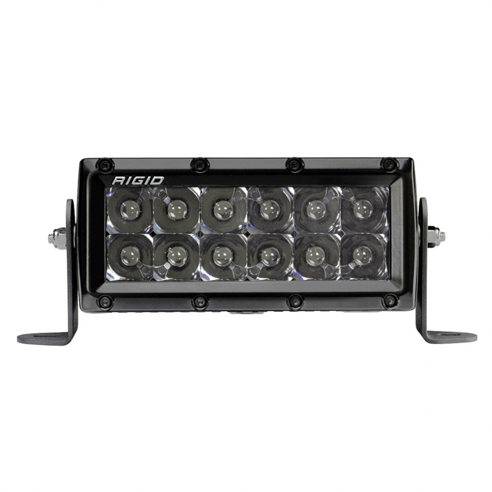 Rigid Industries 106213BLK E-Series Pro Spot Off-Road Led Light Bar 6 Inch