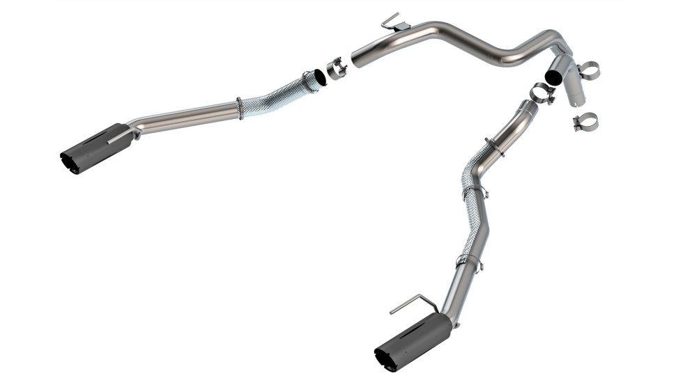 Комплект труб Ford Ranger Raptor 24-25 Borla 60743BRCB