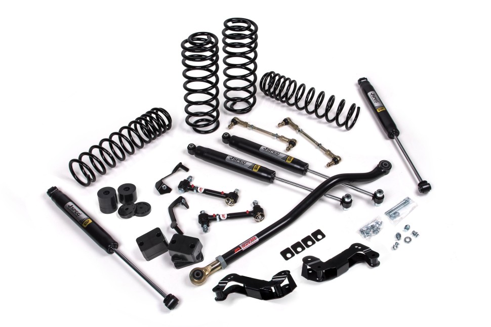 Лифт кит подвески 3.5" J-Kontrol Jeep Wrangler JL 18-22 4Door с амортизаторами Jspec/усиленные пружины JKS JSPEC142K