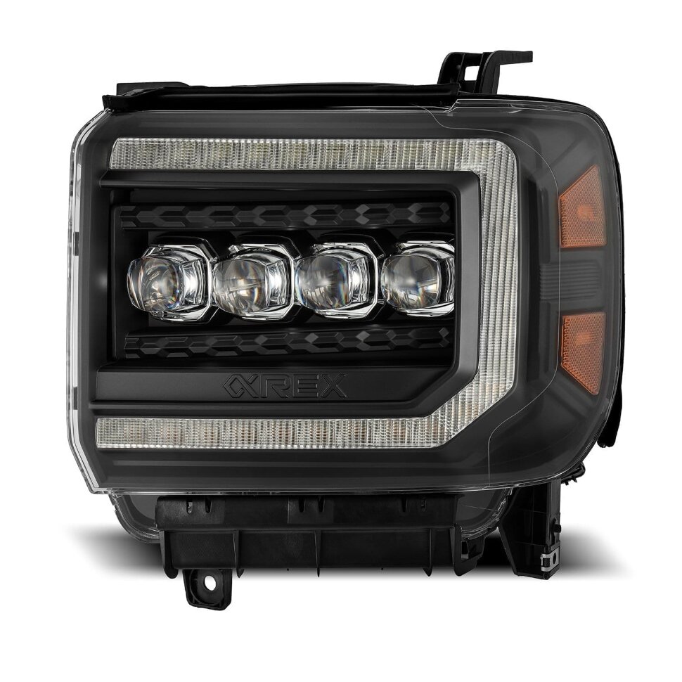 Комплект передніх Led фар GMC Sierra 1500/2500/Sierra 3500 14-18 NOVA-Series AlphaRex 880617