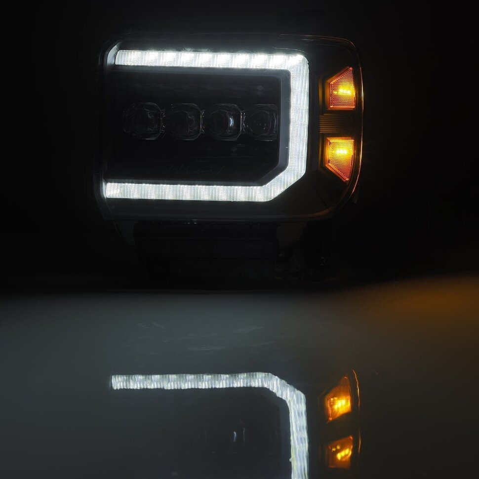 Комплект передніх Led фар GMC Sierra 1500/2500/Sierra 3500 14-18 NOVA-Series AlphaRex 880617
