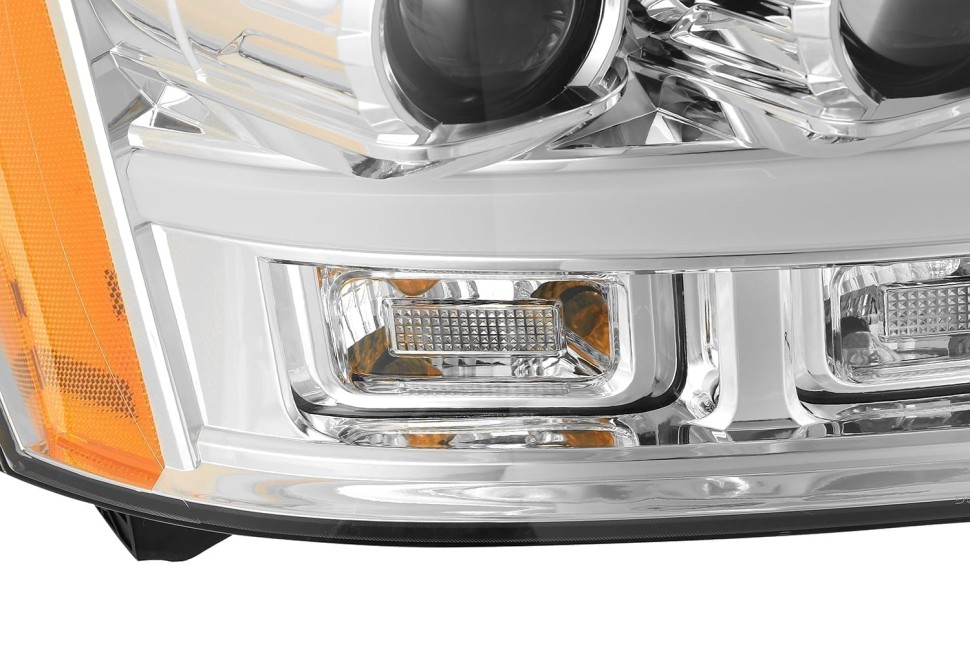 Комплект передних галогеновых фар Chevrolet Tahoe/Suburban/Avalanche 07-14 PRO-Series AlphaRex 880298