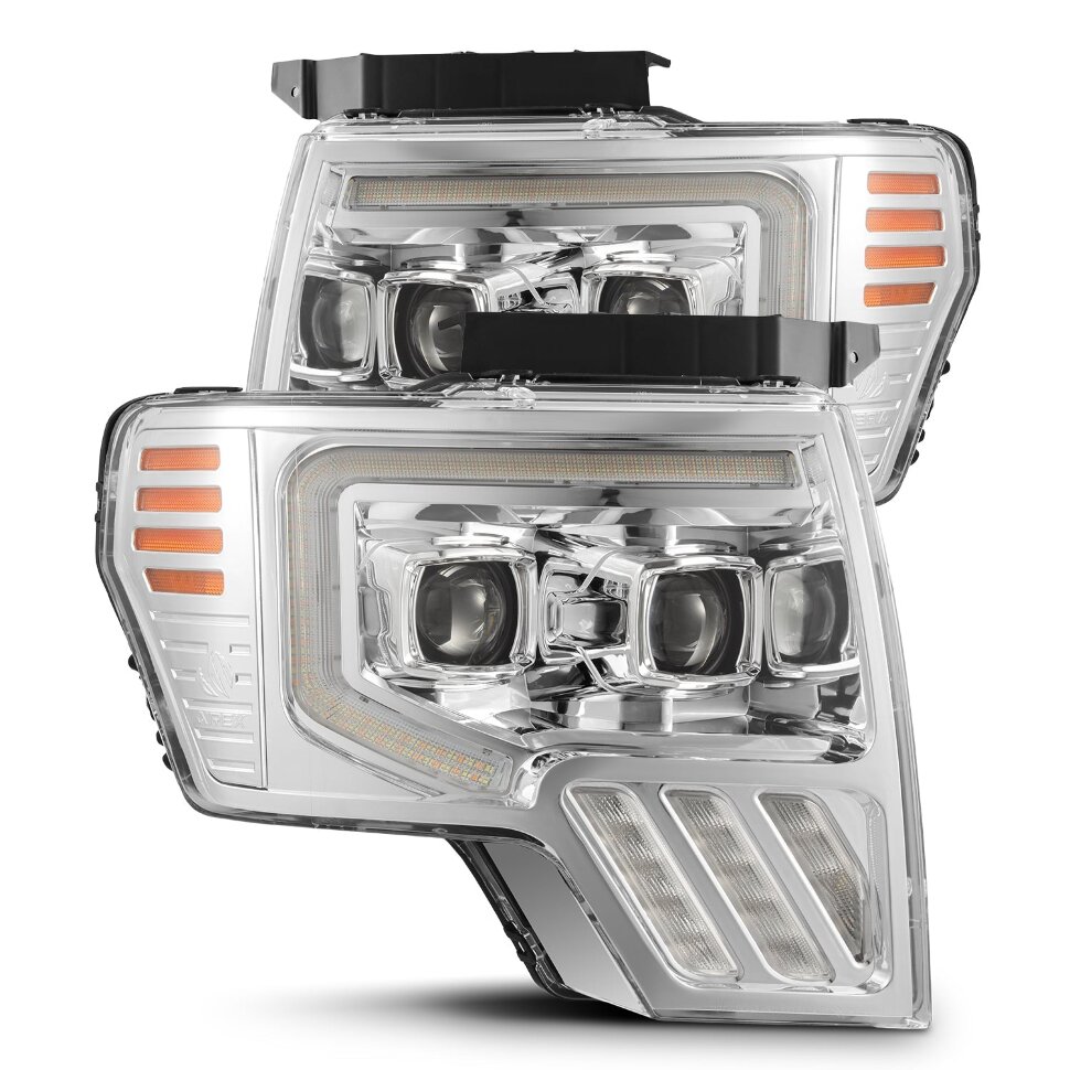 Комплект передніх Led фар Ford F-150 09-14 LUXX-Series AlphaRex 880091