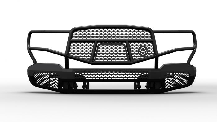 Ranch Hand Midnight Series Front Bumper w/ Grille Guard Chevrolet Silverado 1500 19-20 New Body Style (MFC19HBM1)