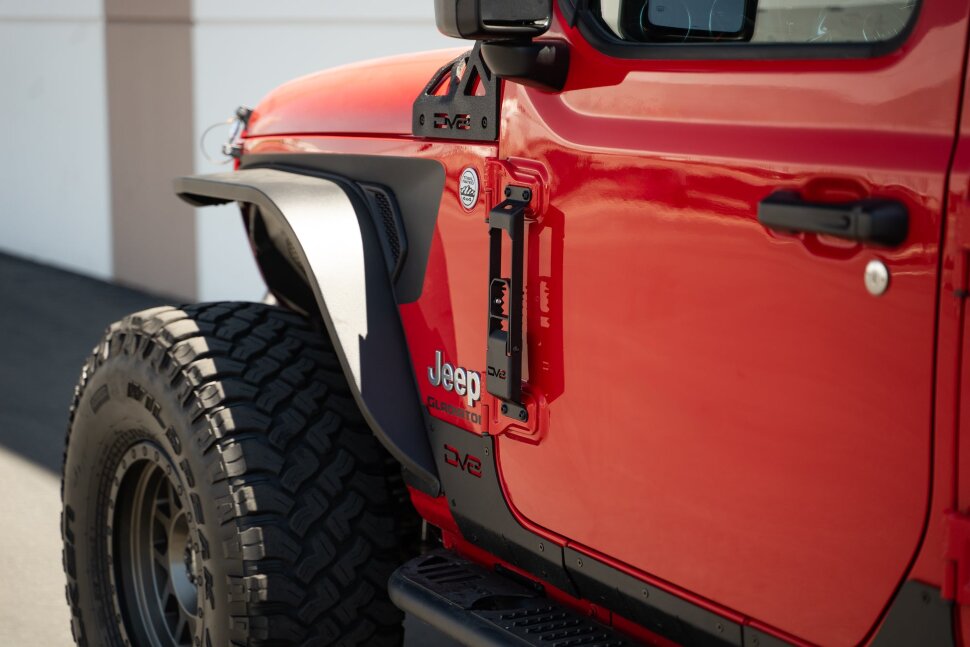 Підніжки на петлі Jeep Wrangler JK/JL/Gladiator JT 07-25 4 Door DV8 Offroad STJL-04
