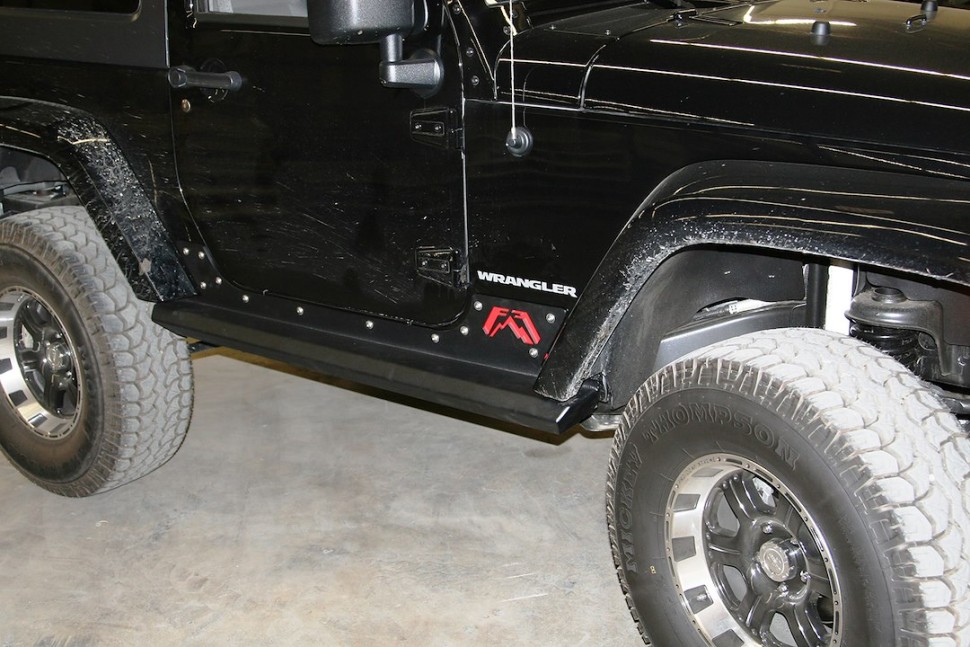 Пороги Rock Sliders Jeep Wrangler JK 07-18 2 Door Fab Fours JK07-G1350-1