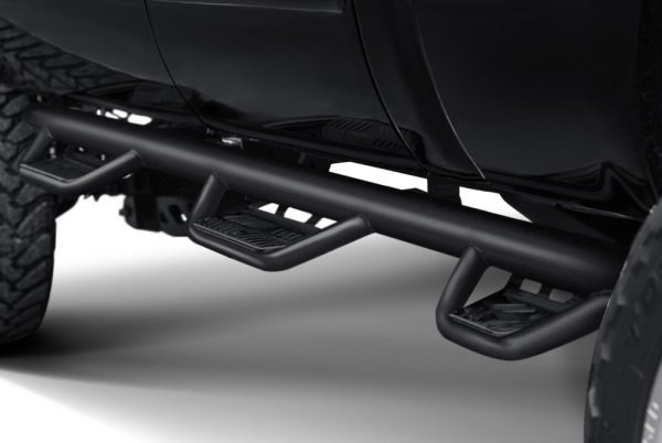 Боковые трубные пороги Ford F-250/F-350 99-16 Crew Cab Podium LG & SS N-FAB HPF99105CC-6-TX
