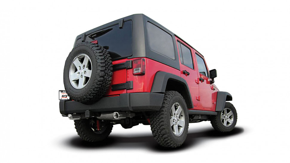 Выхлопная система Jeep Wrangler JK 12-18 Borla 140459