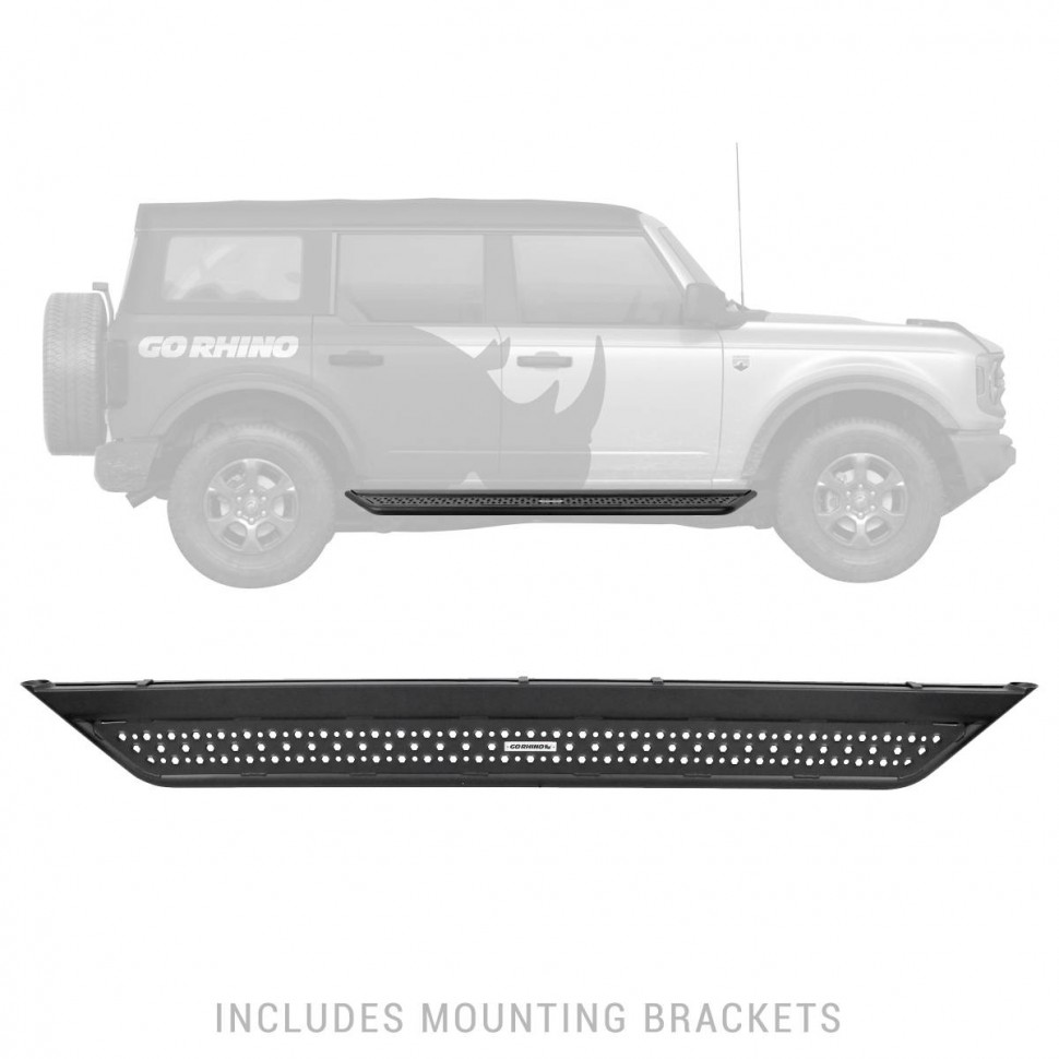 Go Rhino D64129T Dominator Xtreme D6 Step System Ford Bronco 21-23 4 Door