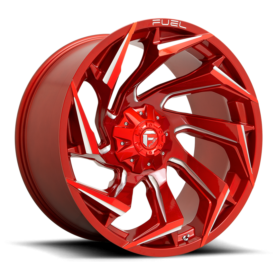 Колесный диск Fuel Off Road Reaction Candy Red Milled 15x8 ET-18 D75415808337