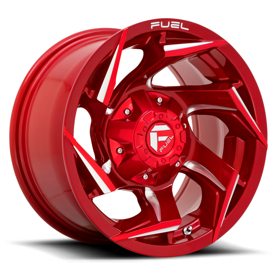 Колесный диск Fuel Off Road Reaction Candy Red Milled 15x8 ET-18 D75415808337