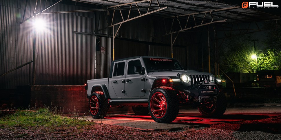 Колесный диск Fuel Off Road Reaction Candy Red Milled 15x8 ET-18 D75415808337