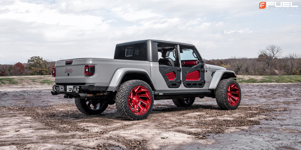 Колесный диск Fuel Off Road Reaction Candy Red Milled 15x8 ET-18 D75415808337