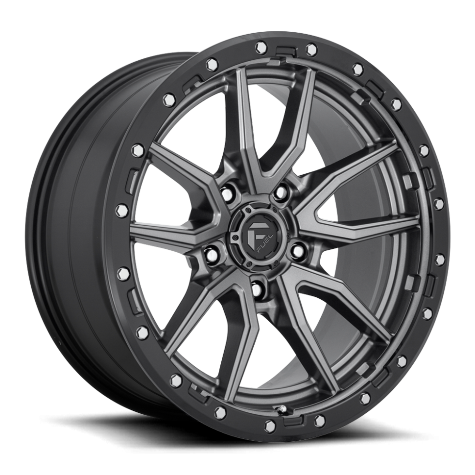 Колесный диск Fuel Off Road Rebel 5 Matte Gun Metal Black Bead Ring 17x9 ET+1 D68017905650