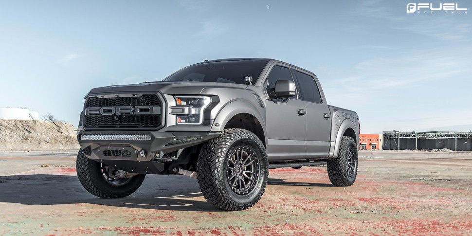Колесный диск Fuel Off Road Rebel 5 Matte Gun Metal Black Bead Ring 17x9 ET+1 D68017905650