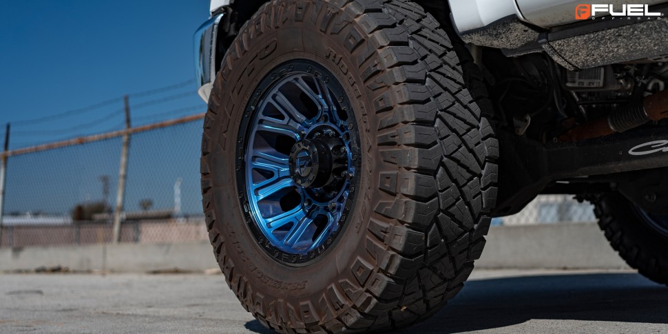 Колесный диск Fuel Off Road Traction Dark Blue W/Black Ring 20x10 ET-18 D82720001747