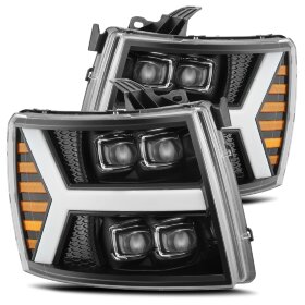 Комплект передніх Led фар Chevrolet Silverado 1500/2500/3500 07-14 NOVA-Series AlphaRex 880208