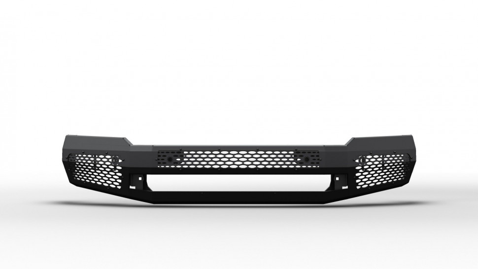Ranch Hand Midnight Series Front Bumper Chevrolet Silverado 1500 19-20 New Body Style (MFC19HBMN)