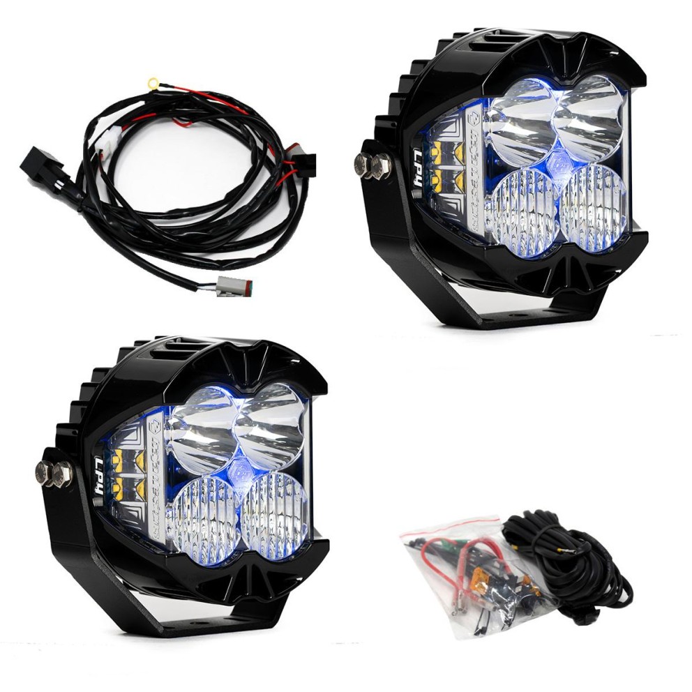 Комплект дополнительных LED фар с подсветкой 5.1" Driving/Combo LP4 Pro Baja Designs 297815