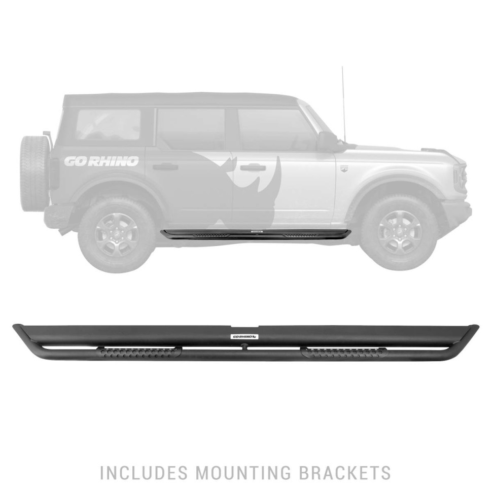 Go Rhino DS4129T Dominator Xtreme DS Step System Ford Bronco 21-23 4 Door